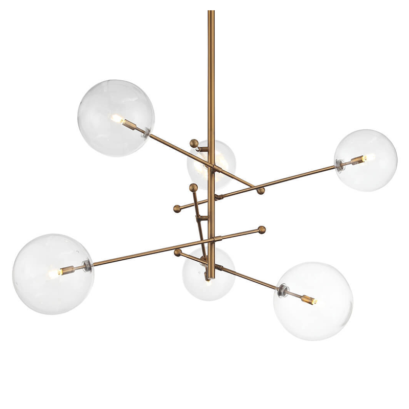 Люстра Gallotti & Radice Brass 6 Латунь Люстра Gallotti & Radice Brass 6 Латунь в Волгограде | Loft Concept