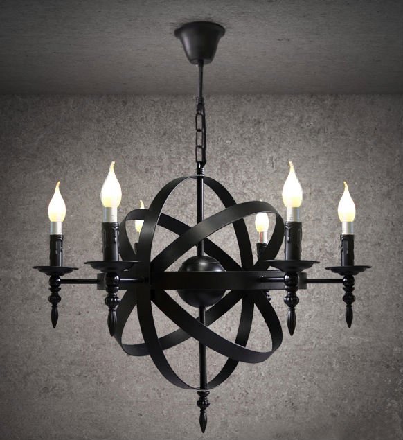 Люстра Black Sphere Loft Deco Черный Люстра Black Sphere Loft Deco Черный в Волгограде | Loft Concept