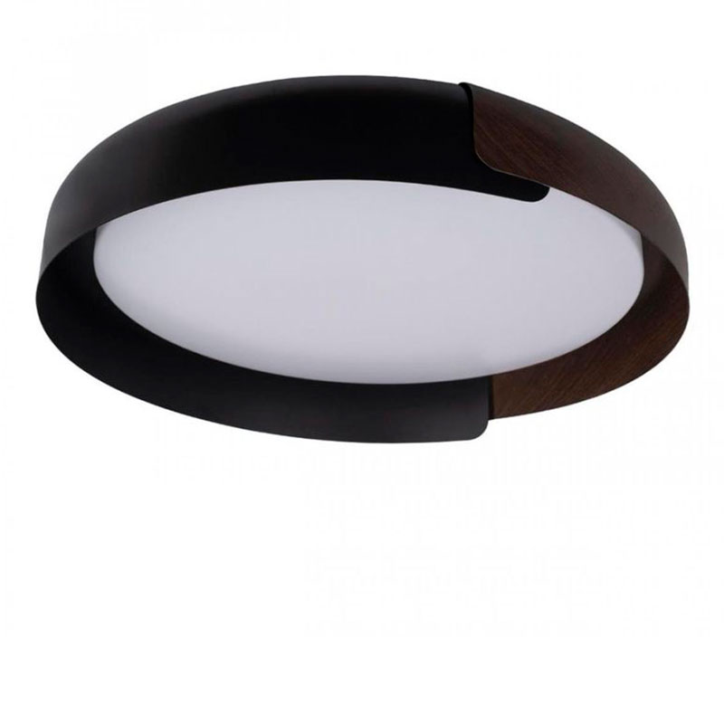 Светильник потолочный круглый Assol cup Black Wood диаметр 46 Черный матовый Коричневый Светильник потолочный круглый Assol cup Black Wood диаметр 46 Черный матовый Коричневый в Волгограде | Loft Concept