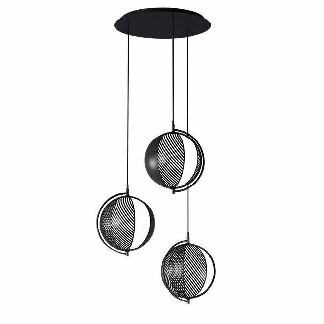 Подвесной светильник Mondo Pendant by oblure 3 Черный Подвесной светильник Mondo Pendant by oblure 3 Черный в Волгограде | Loft Concept