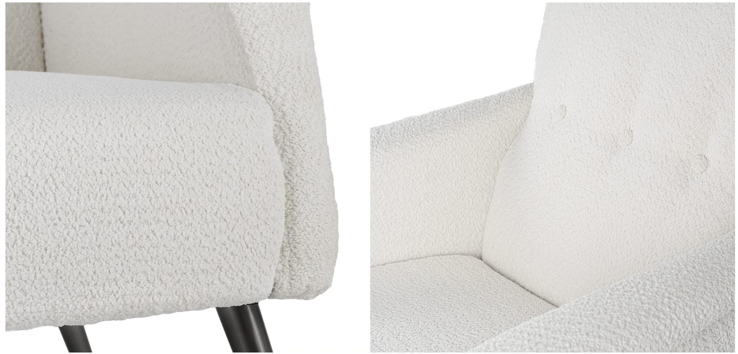 Кресло Diaspro Chair white - фото №1