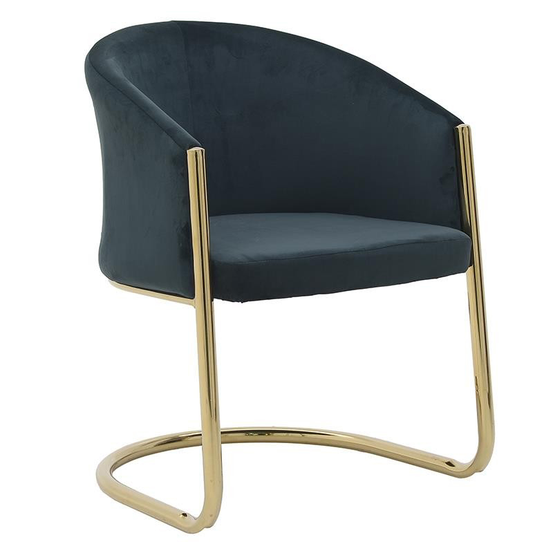 Стул Imelda Chair Gray Серый Глянцевое золото Стул Imelda Chair Gray Серый Глянцевое золото в Волгограде | Loft Concept