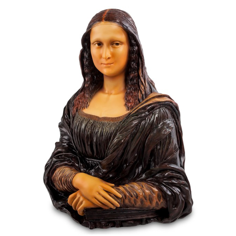 Статуэтка Mona Lisa Коричневый Бежевый Статуэтка Mona Lisa Коричневый Бежевый в Волгограде | Loft Concept
