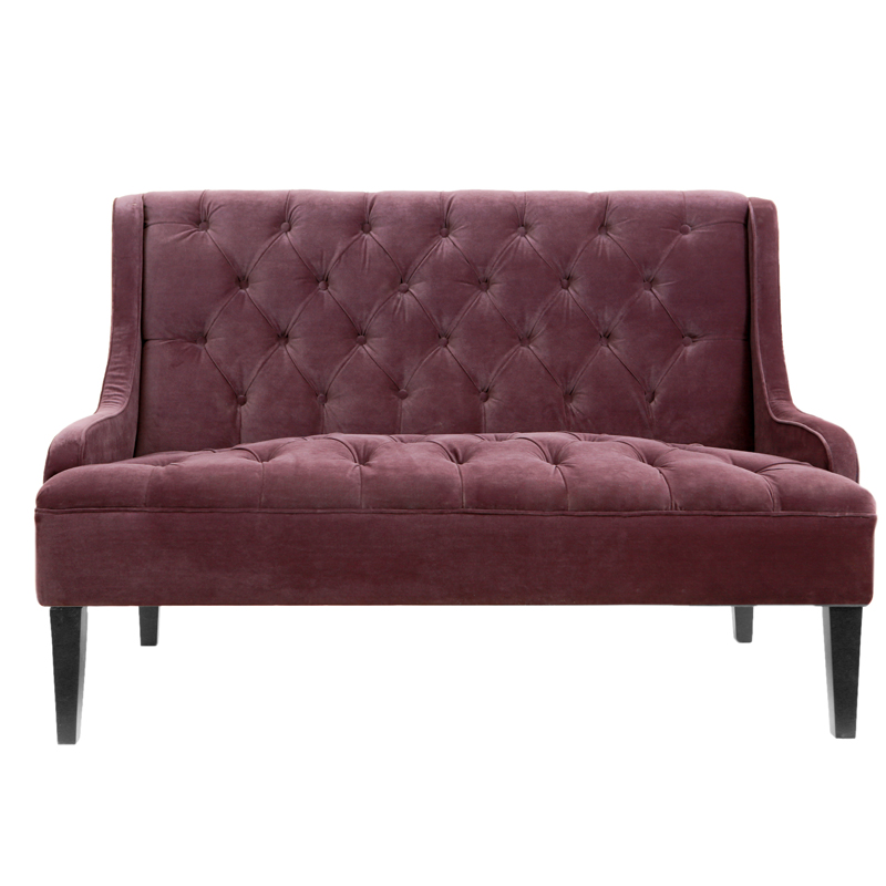 Диван Folket Sofa velour Бургундский красный Диван Folket Sofa velour Бургундский красный в Волгограде | Loft Concept