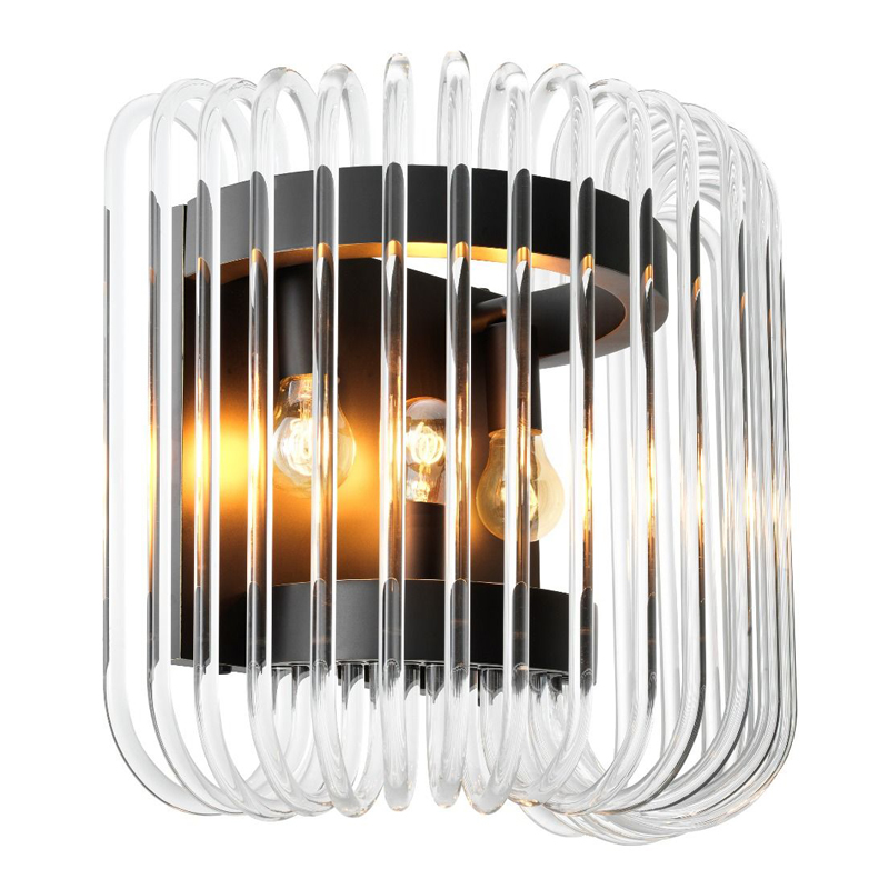 Бра Eichholtz Wall Lamp Sutton House Темная бронза Прозрачный Бра Eichholtz Wall Lamp Sutton House Темная бронза Прозрачный в Волгограде | Loft Concept