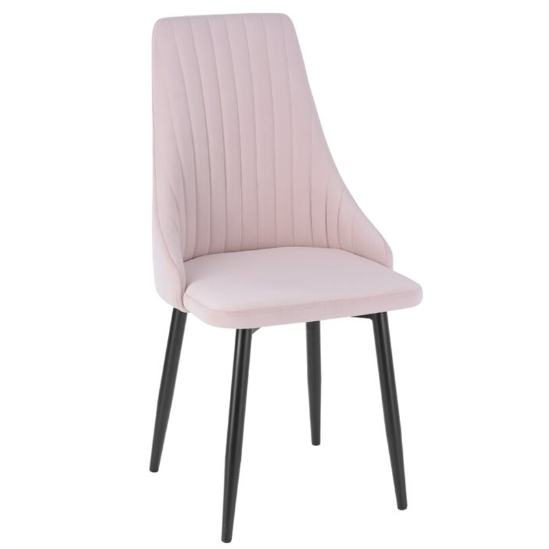 Стул Belina Chair Розовый пастельный Черный Стул Belina Chair Розовый пастельный Черный в Волгограде | Loft Concept
