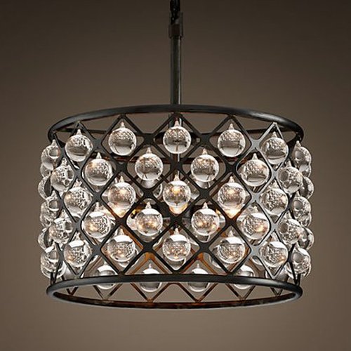 Люстра RH Spencer Hoop Chandelier Черный Люстра RH Spencer Hoop Chandelier Черный в Волгограде | Loft Concept