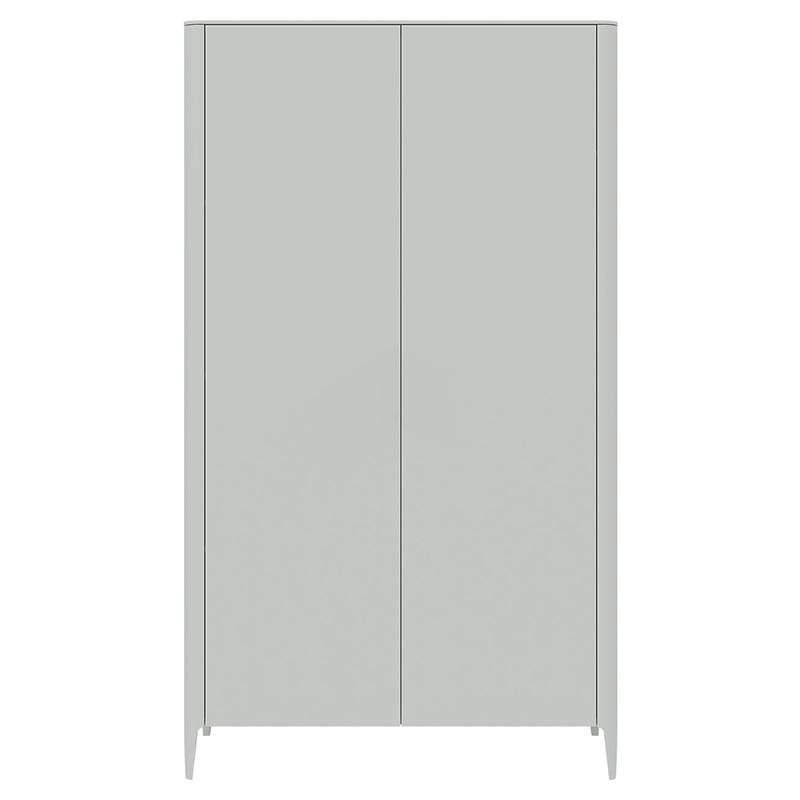 Шкаф двухстворчатый светло-серый Type Светло-серый в Волгограде | Loft Concept 