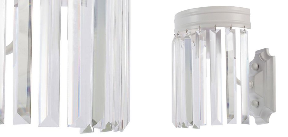 Настенная лампа RH Odeon Clear Glass White Bra Настенная лампа RH Odeon Clear Glass White Bra - Loft-Concept в Волгограде
