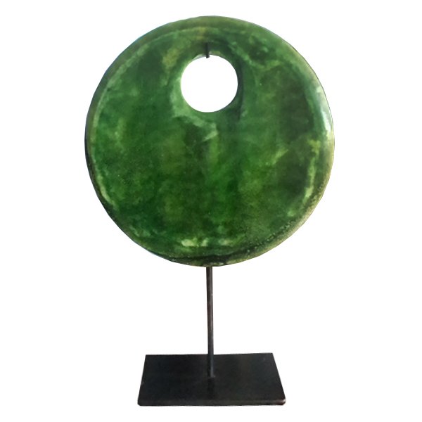 Аксессуар Зеленый диск Chrysoprase Зеленый Аксессуар Зеленый диск Chrysoprase Зеленый в Волгограде | Loft Concept