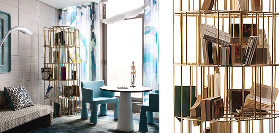 Стеллаж CECCOTTI Bibliotheque Golden Сage Стеллаж CECCOTTI Bibliotheque Golden Сage - Loft-Concept в Волгограде