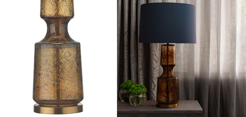 Настольная лампа Antero Amber Smoke Table Lamp Настольная лампа Antero Amber Smoke Table Lamp - Loft-Concept в Волгограде