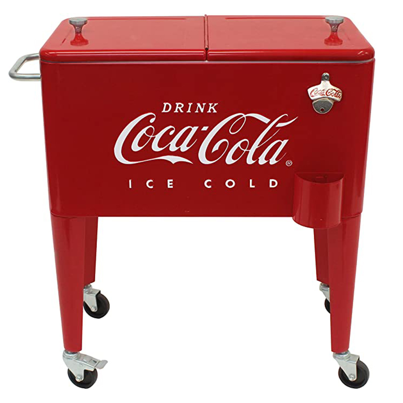 Куллер Retro Metal Coca-Cola Cooler Red Красный (Red) Куллер Retro Metal Coca-Cola Cooler Red Красный (Red) в Волгограде | Loft Concept