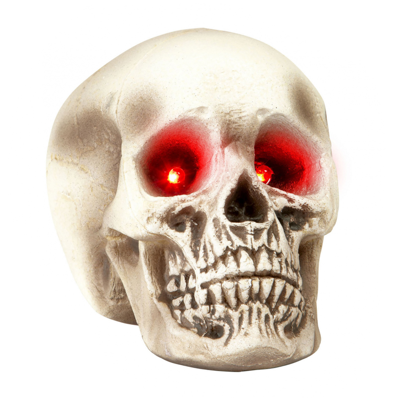 Аксессуар HALLOWEEN Skull Red Eyes Серый в Волгограде | Loft Concept 