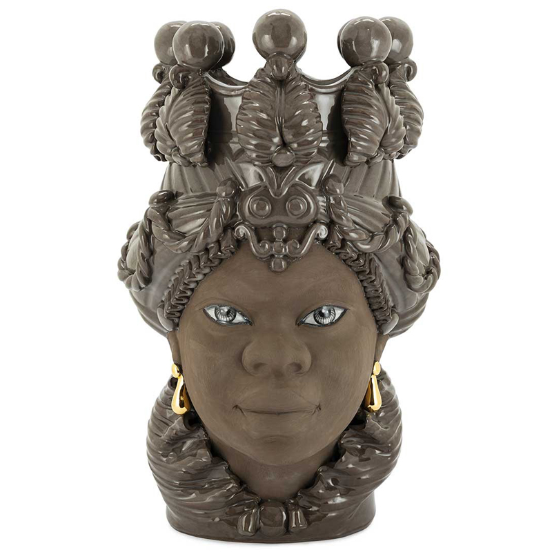 Ваза VASE MORO BIG LADY BLACK MUD Коричневый Ваза VASE MORO BIG LADY BLACK MUD Коричневый в Волгограде | Loft Concept
