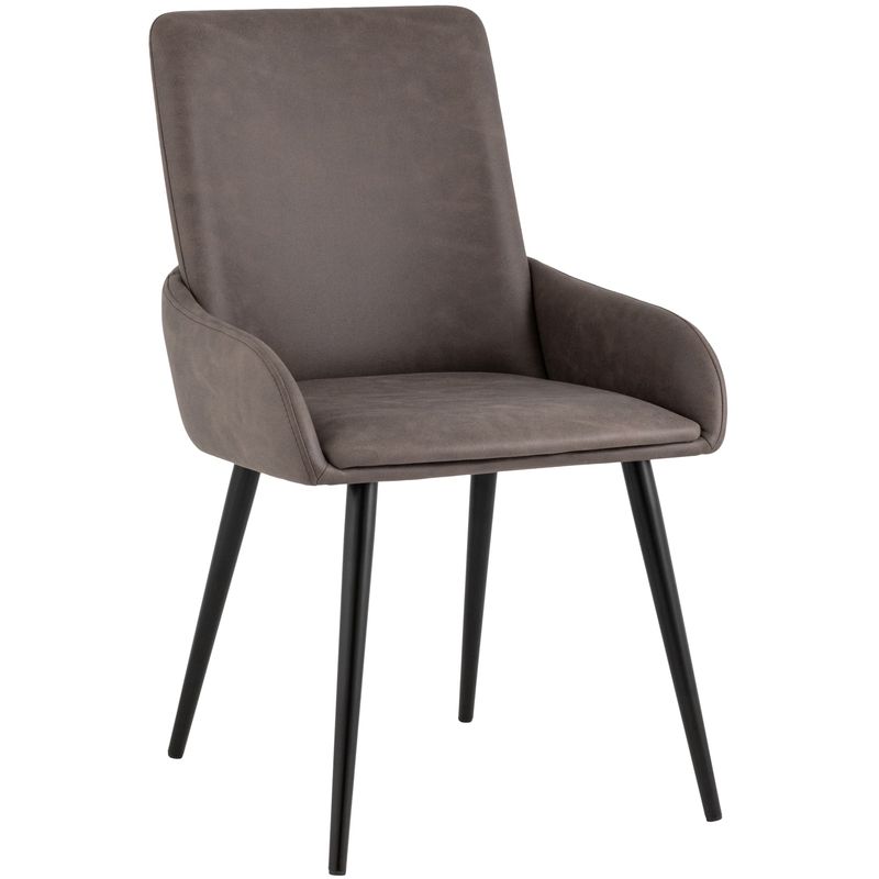 Стул Munchen Chair Коричневая Винтажная Экокожа Коричневый винтаж Черный Стул Munchen Chair Коричневая Винтажная Экокожа Коричневый винтаж Черный в Волгограде | Loft Concept