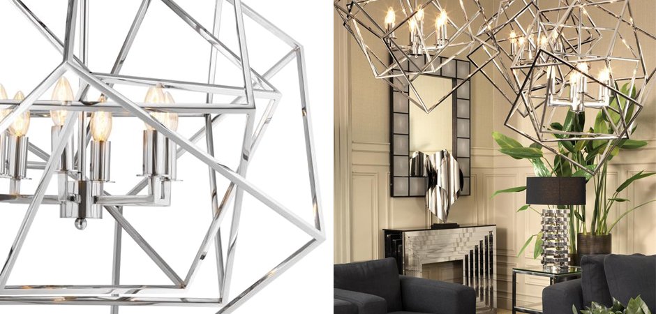 Eichholtz Lantern Matrix Nickel Eichholtz Lantern Matrix Nickel - Loft-Concept в Волгограде