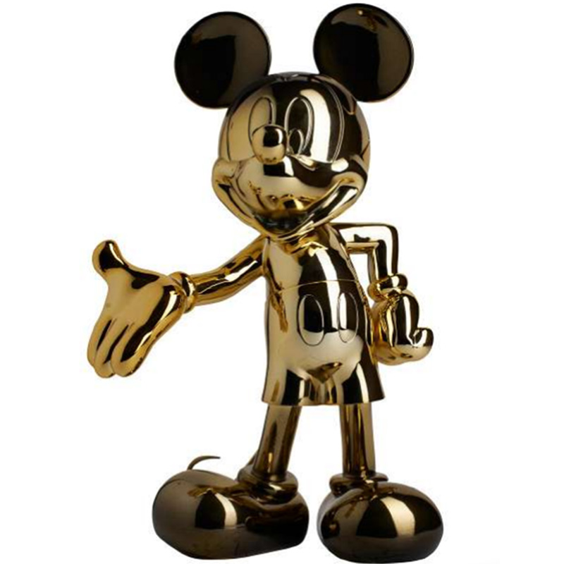 Статуэтка Mickey Mouse statuette gold Глянцевое золото Черный Статуэтка Mickey Mouse statuette gold Глянцевое золото Черный в Волгограде | Loft Concept