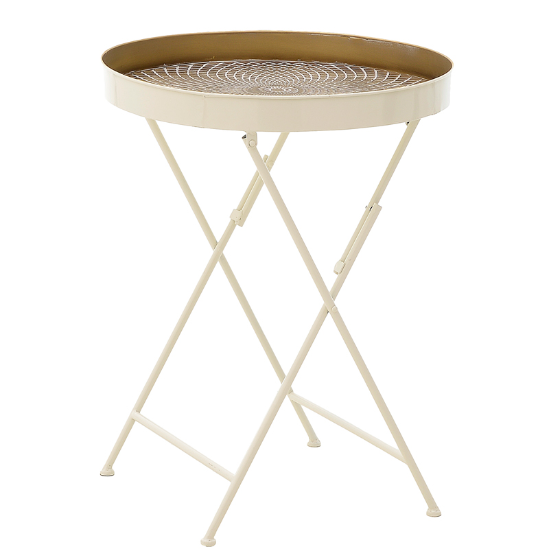 Приставной стол Martita Table Золотой Шампань Приставной стол Martita Table Золотой Шампань в Волгограде | Loft Concept