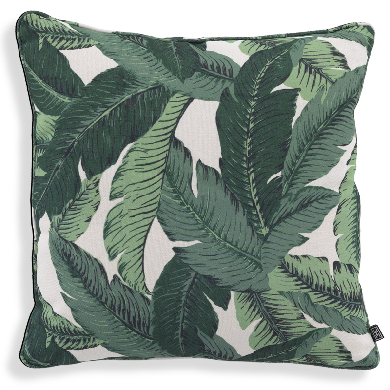 Подушка Eichholtz Pillow Mustique L Белый Зеленый в Волгограде | Loft Concept 