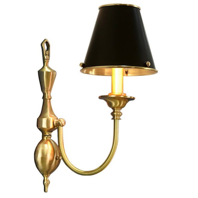 Бра Classic Monograms One Черный Латунь Бра Classic Monograms One Черный Латунь в Волгограде | Loft Concept