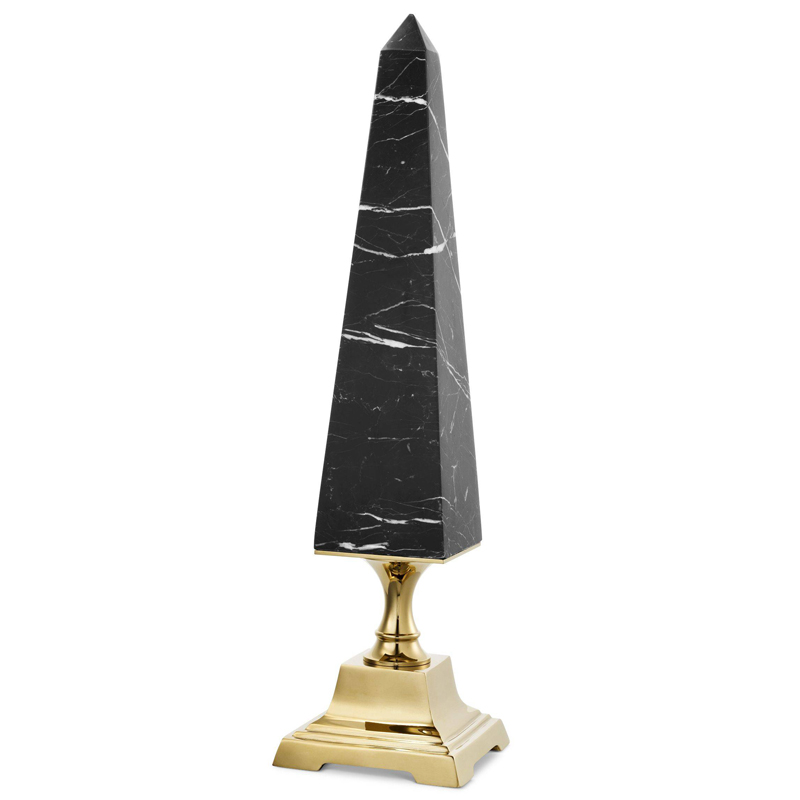 Аксессуар Eichholtz Obelisk Layford L Черный Мрамор Nero Глянцевое золото Аксессуар Eichholtz Obelisk Layford L Черный Мрамор Nero Глянцевое золото в Волгограде | Loft Concept