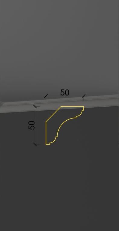 Гладкий карниз KT-49 в Волгограде