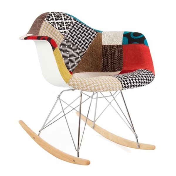 Кресло RAR Rocking Patchwork Мульти Кресло RAR Rocking Patchwork Мульти в Волгограде | Loft Concept