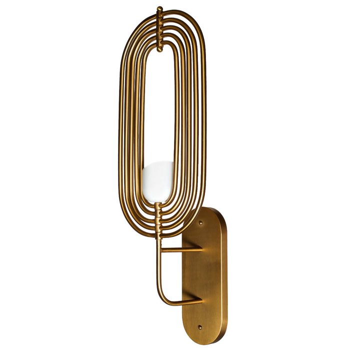 Бра Delightfull TURNER WALL LIGHT Глянцевое золото Белый Бра Delightfull TURNER WALL LIGHT Глянцевое золото Белый в Волгограде | Loft Concept