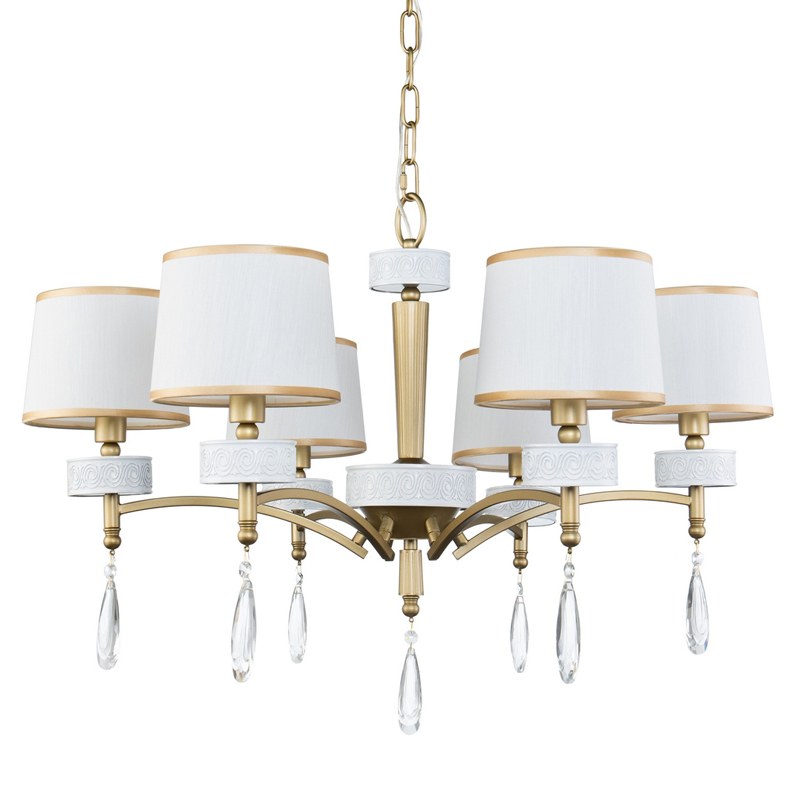 Люстра Dayodore Chandelier 73 Золотой Белый Прозрачный в Волгограде | Loft Concept 