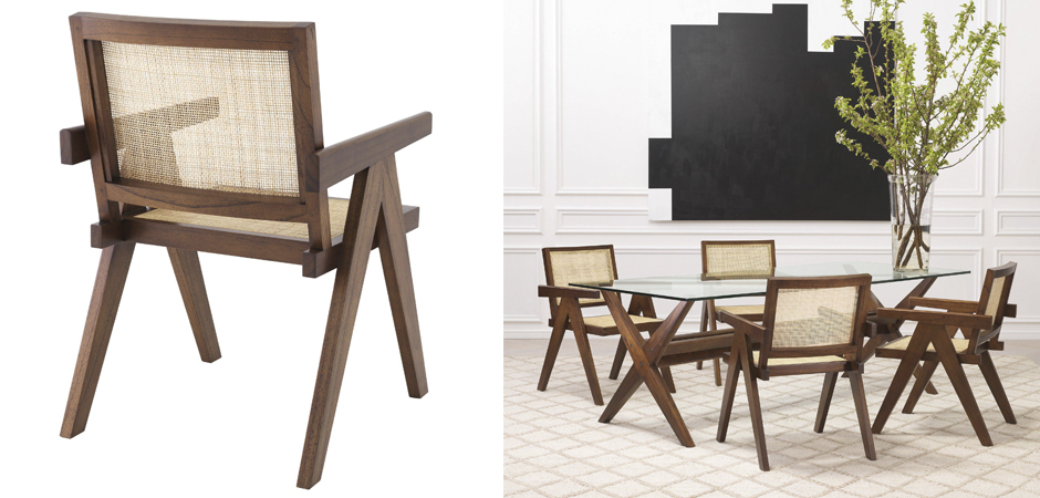 Стул Eichholtz Dining Chair Aristide brown Стул Eichholtz Dining Chair Aristide brown - Loft-Concept в Волгограде