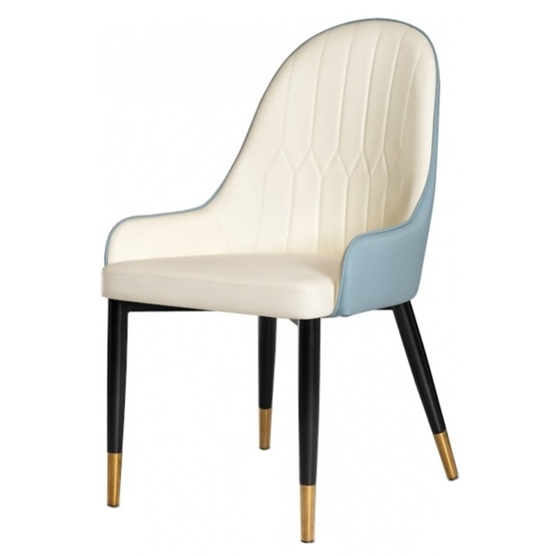 Стул Helen Chair Белый Латунь Голубой Черный в Волгограде | Loft Concept 