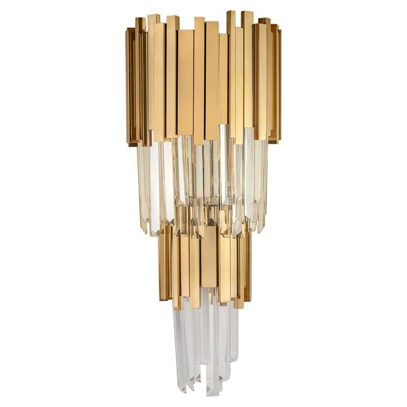 Бра Luxxu Modern Cascade Wall Lamp Gold 58 Золотой Прозрачное Стекло Бра Luxxu Modern Cascade Wall Lamp Gold 58 Золотой Прозрачное Стекло в Волгограде | Loft Concept