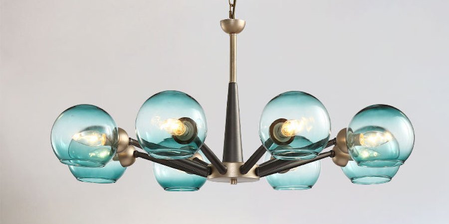 Люстра Thalia chandelier Blue glass Люстра Thalia chandelier Blue glass - Loft-Concept в Волгограде