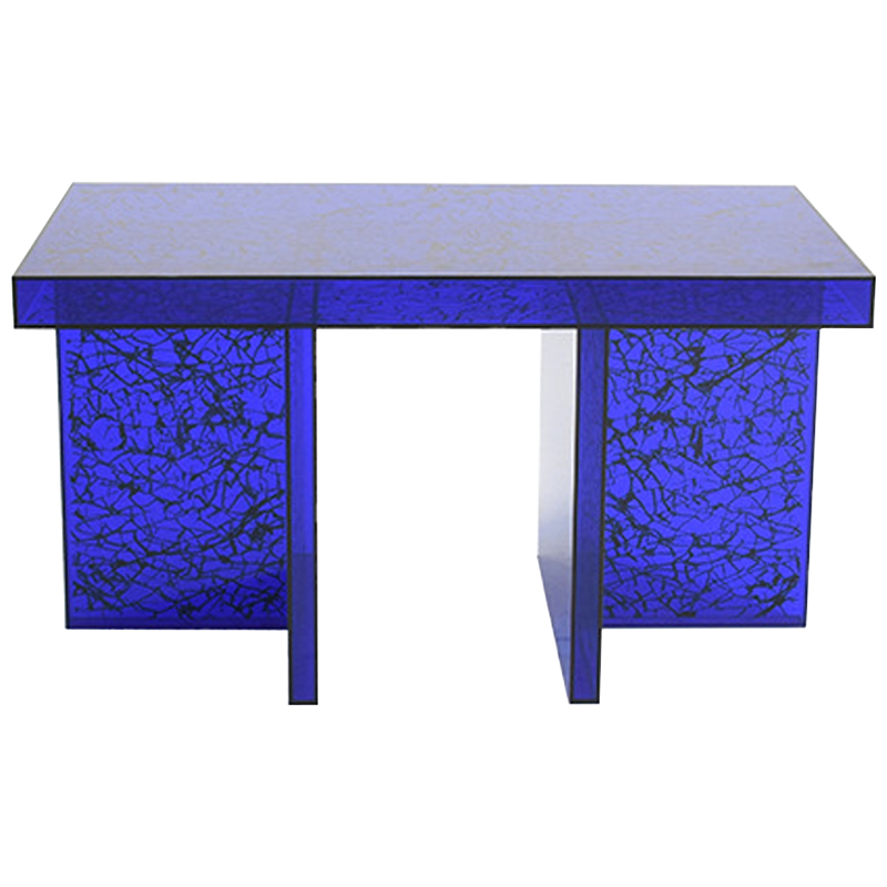 Кофейный стол Acrylic Blue Gerald Coffee Table Синий Черный Кофейный стол Acrylic Blue Gerald Coffee Table Синий Черный в Волгограде | Loft Concept