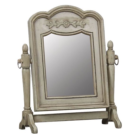 Зеркало настольное BUREAU MIROIR CHATEAU Бежево-серый Зеркало настольное BUREAU MIROIR CHATEAU Бежево-серый в Волгограде | Loft Concept