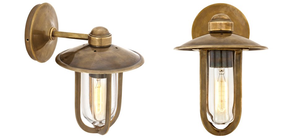 Бра Eichholtz Wall Lamp Seg Harbour Brass Бра Eichholtz Wall Lamp Seg Harbour Brass - Loft-Concept в Волгограде