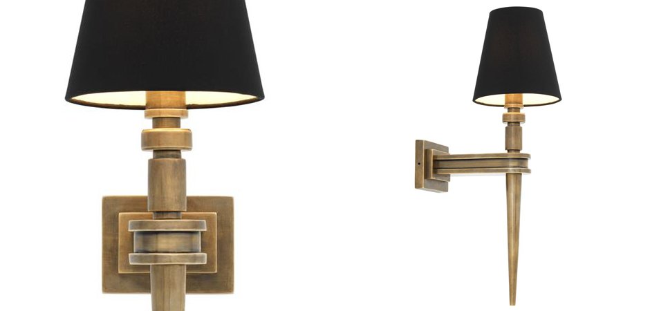 Бра Wall Lamp Waterloo Single Brass Бра Wall Lamp Waterloo Single Brass - Loft-Concept в Волгограде