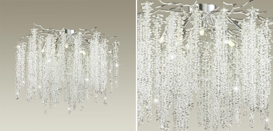 Люстра Хрустальная Fairy Tree Silver на 8 ламп Люстра Хрустальная Fairy Tree Silver на 8 ламп - Loft-Concept в Волгограде