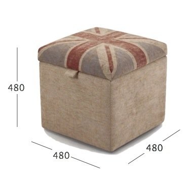 Пуф для хранения Jack Britannia Collection в Волгограде