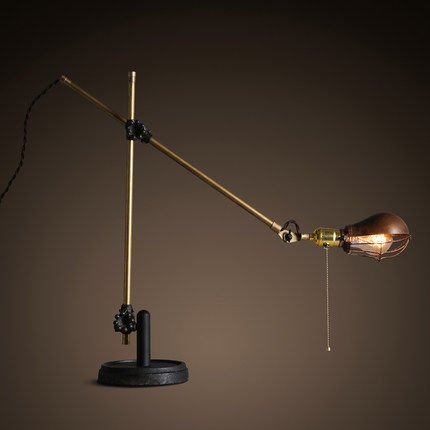 Настольный светильник Steampunk Extension Pole Table 2 Черный Латунь Настольный светильник Steampunk Extension Pole Table 2 Черный Латунь в Волгограде | Loft Concept
