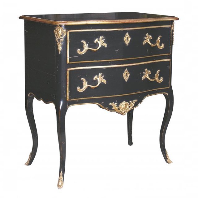 Комод L.XV CHEST OF DRAWERS black Бронза Черный Комод L.XV CHEST OF DRAWERS black Бронза Черный в Волгограде | Loft Concept