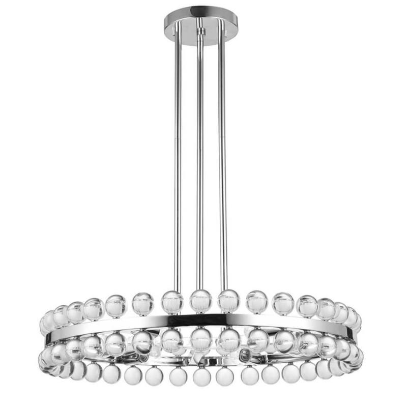 Sacramento Transparent Balls One Circle Chandelier Хром Прозрачный Sacramento Transparent Balls One Circle Chandelier Хром Прозрачный в Волгограде | Loft Concept