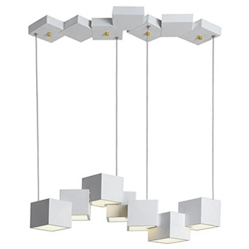 Дизайнерский светодиодный светильник Белый Eight Squares Lamp Белый Дизайнерский светодиодный светильник Белый Eight Squares Lamp Белый в Волгограде | Loft Concept