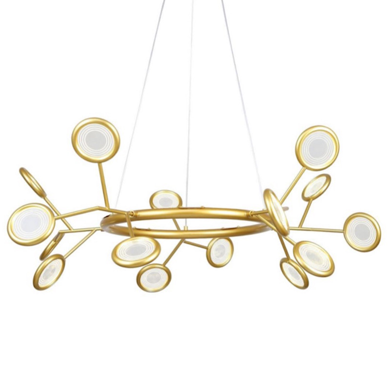 Люстра Gold Bendik Lighting Прозрачный Золотой в Волгограде | Loft Concept 