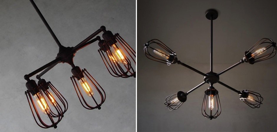 Люстра Loft Marconi Cage Light Люстра Loft Marconi Cage Light - Loft-Concept в Волгограде