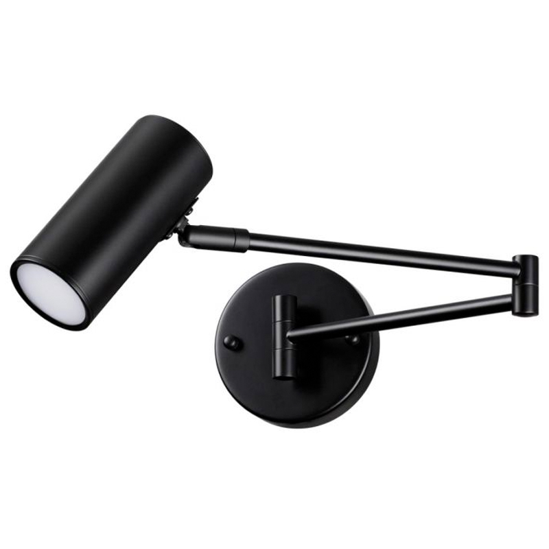 Черное бра поворотное Trumpet Wall Lamp Черный Черное бра поворотное Trumpet Wall Lamp Черный в Волгограде | Loft Concept