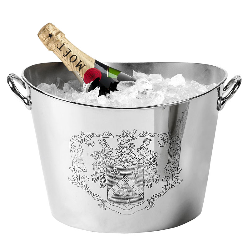Ведерко для шампанского Eichholtz CHAMPAGNE COOLER MAGGIA Никель Ведерко для шампанского Eichholtz CHAMPAGNE COOLER MAGGIA Никель в Волгограде | Loft Concept