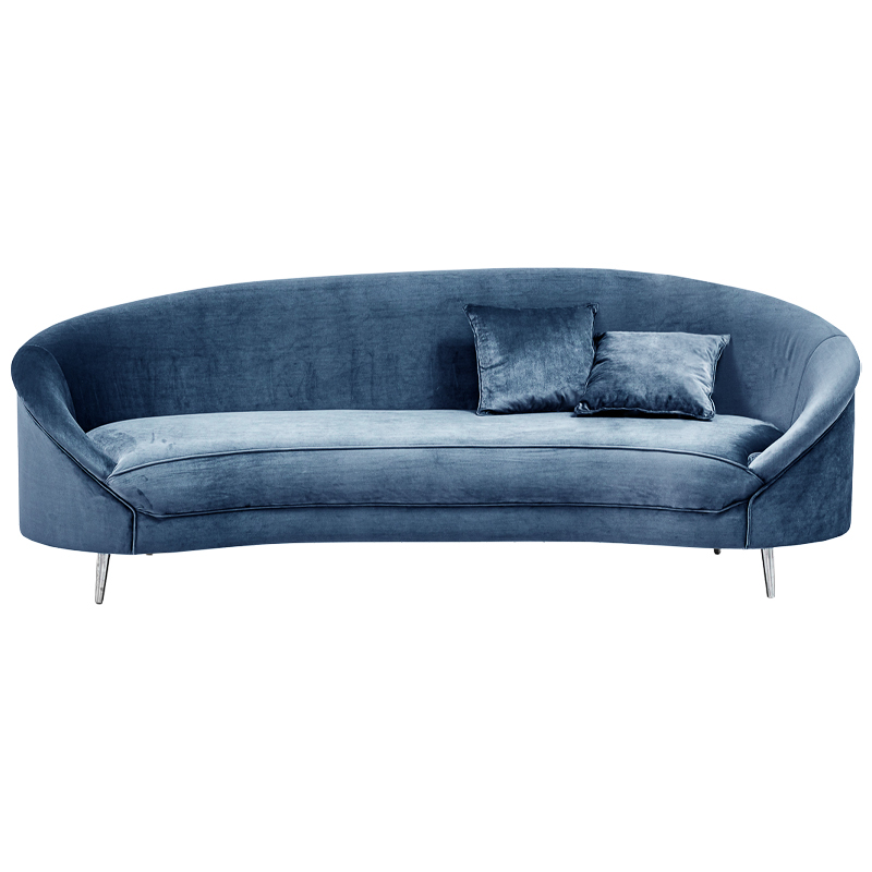 Диван Paulet Sofa blue Серый Хром Диван Paulet Sofa blue Серый Хром в Волгограде | Loft Concept