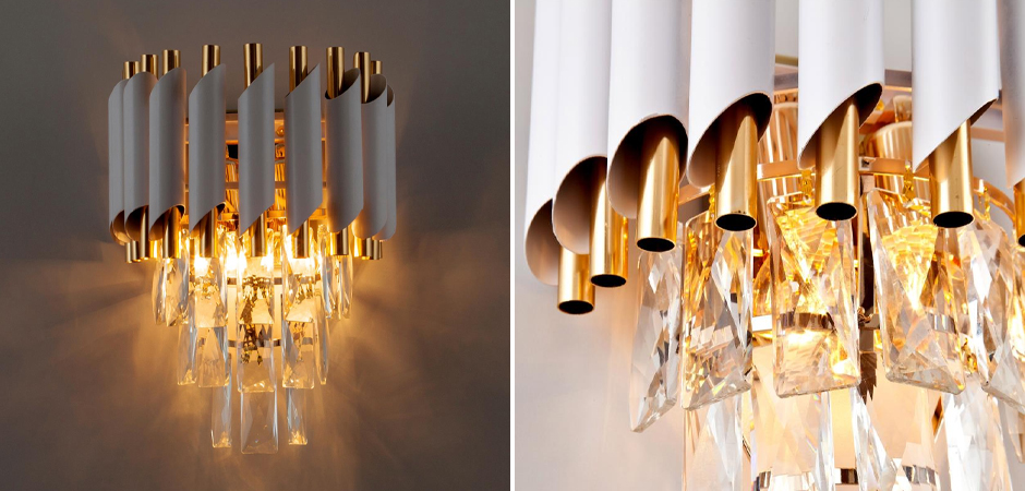 Каскадное бра Empire Crystal Gold Каскадное бра Empire Crystal Gold - Loft-Concept в Волгограде
